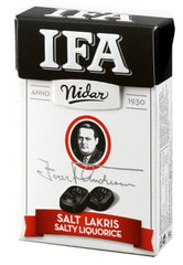 Nidar IFA - Original - Norwegian - Salty Licorice - Salmiak 34g - Soposopo