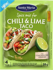 Santa Maria 28G Chili & Lime Taco Spice Mix - Soposopo