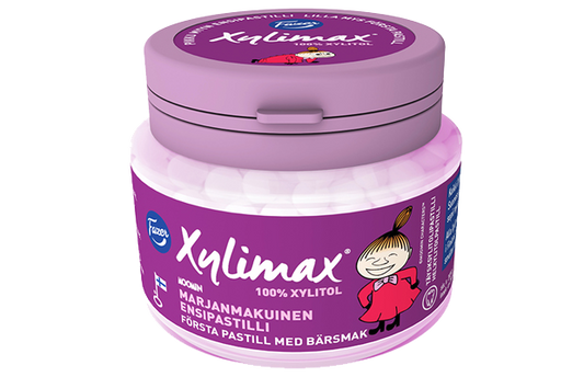 Fazer Xylimax Moomin Pikku My full xylitol Pastilles 1 Jar of 85g - Soposopo