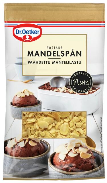 Dr. Oetker Roasted Almond Flakes 50g - Suomibox