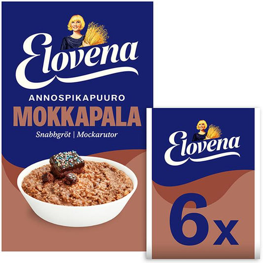 Elovena 210 g mocha-flavored instant porridge - Soposopo