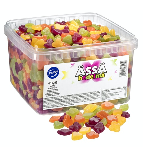 Fazer Assa Fruit Gummy 1 Box of 2.2kg 6.3oz - Soposopo
