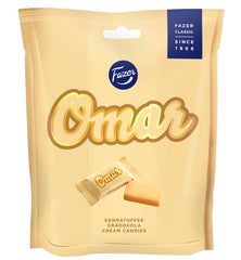 Fazer Omar cream Candy 1 Pack of 220g 6.3oz - Soposopo