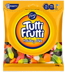 Fazer Tutti Frutti Holiday Mix Jumbo Gummy 1 Pack of 350g 6.3oz - Soposopo