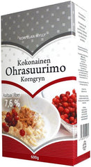 Whole Barley Grains 600 g. Korpelan Mylly - Suomibox