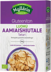 Myllärin Gluten-Free Organic Buckwheat Breakfast Flakes 375 g - Suomibox