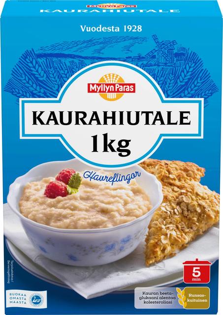Myllyn Paras oatmeal flakes 1 kg - Suomibox