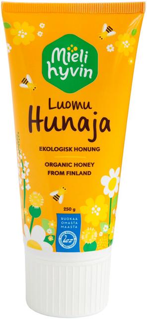 Mielihyvin Organic Honey Tube 250g - Suomibox