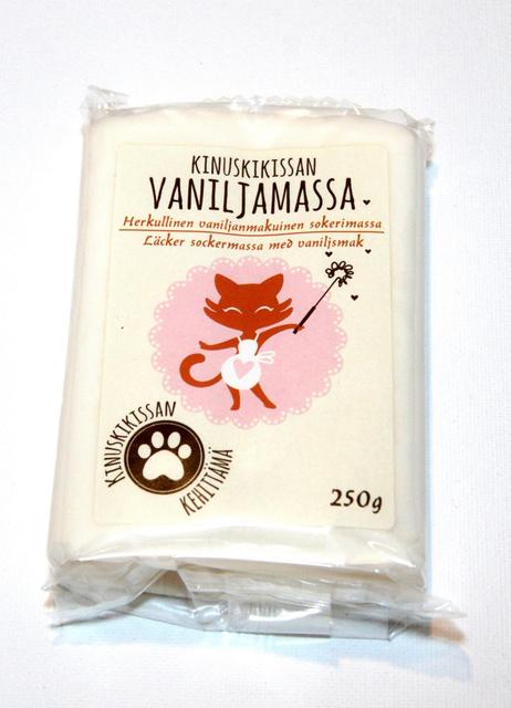 Kinuskikissa Vanilla-Flavored White Sugar Paste 250g - Suomibox