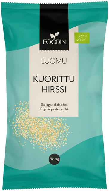 Foodin Hulled Millet. Organic. 600 g - Suomibox