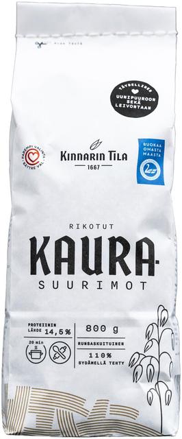 Kinnarin Tila Cracked Oat Groats 800 g - Suomibox