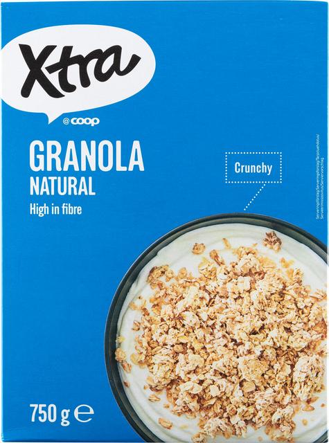 Xtra granola natural 750 g - Suomibox