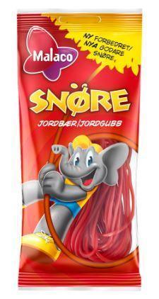 Cloetta Malaco Snöre Strawberry Ribbon Candy 94g - Soposopo