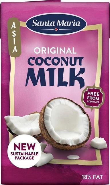 Santa Maria Coconut Milk Original Coconut Milk 250 ml - Soposopo