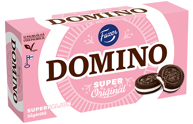 Fazer Domino Super Original Biscuits 1 Box of 345g - Soposopo
