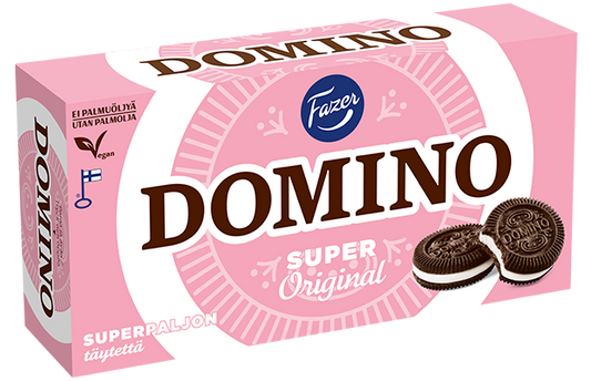 Fazer Domino Super Original Biscuits 1 Box of 345g - Soposopo