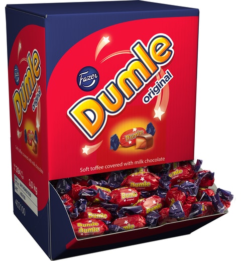 Fazer Dumle Original Bulk Caramel 1 Box of 3kg - Soposopo