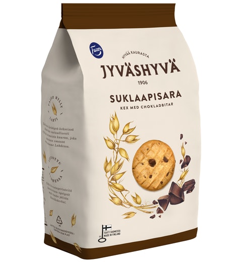Fazer Jyvashyva Chocolate Chip Biscuits 350g - Soposopo