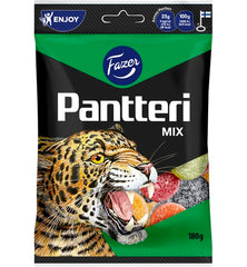 Fazer Pantteri Mix Licorice Salty-Sweet Treat 180g - Soposopo
