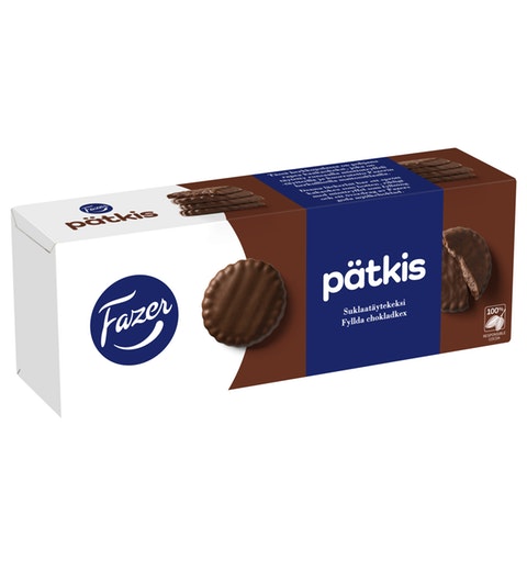 Fazer Patkis chocolate Biscuits 1 Box of 142g - Soposopo