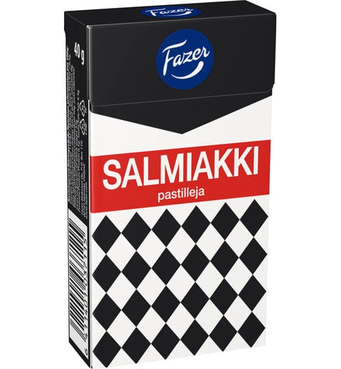 Fazer Salmiakki pastilles Liquorice 1 Box of 40g - Soposopo