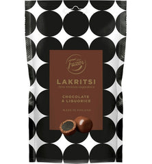 Fazer Lakritsi Chocolate & Liquorice Liquorice 1 Pack of 140g - Soposopo
