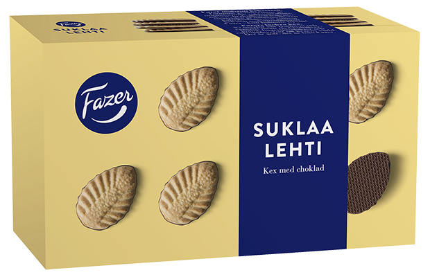 Fazer FAZER SUKLAALEHTI Biscuits 1 Box of 185g - Soposopo