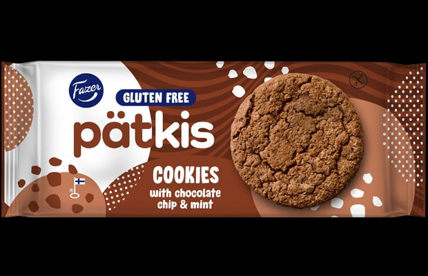 Fazer Patkis Cookies Glutenfree Biscuits 1 bar of 140g - Soposopo