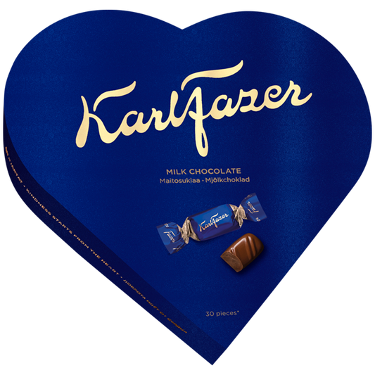Fazer Karl Fazer Heart Chocolate 1 Box of 225g - Soposopo