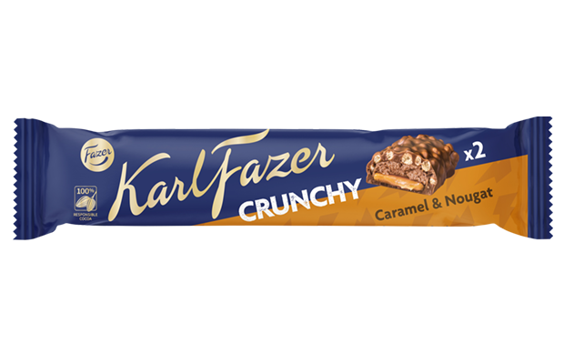 Fazer Karl Fazer Crunchy Chocolate 1 bar of 55g - Soposopo