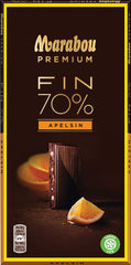 Marabou Chocolate Bar with Orange Truffle and Candied Orange Peel 100g - Soposopo