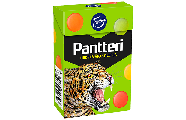Fazer Pantteri Fruit Fruit Pastilles 1 Box of 70g - Soposopo